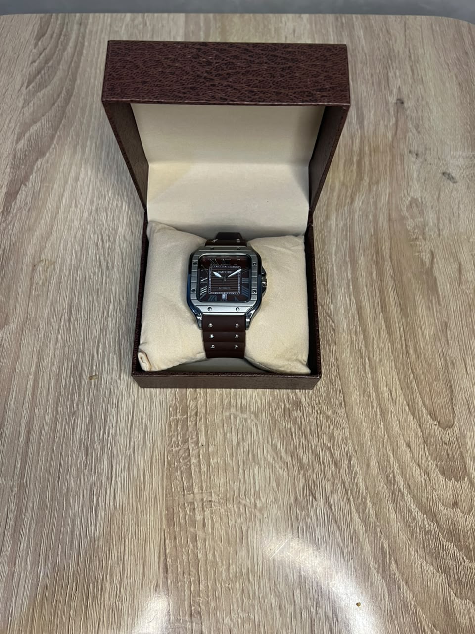 Montre homme Magantie avec bracelet marron